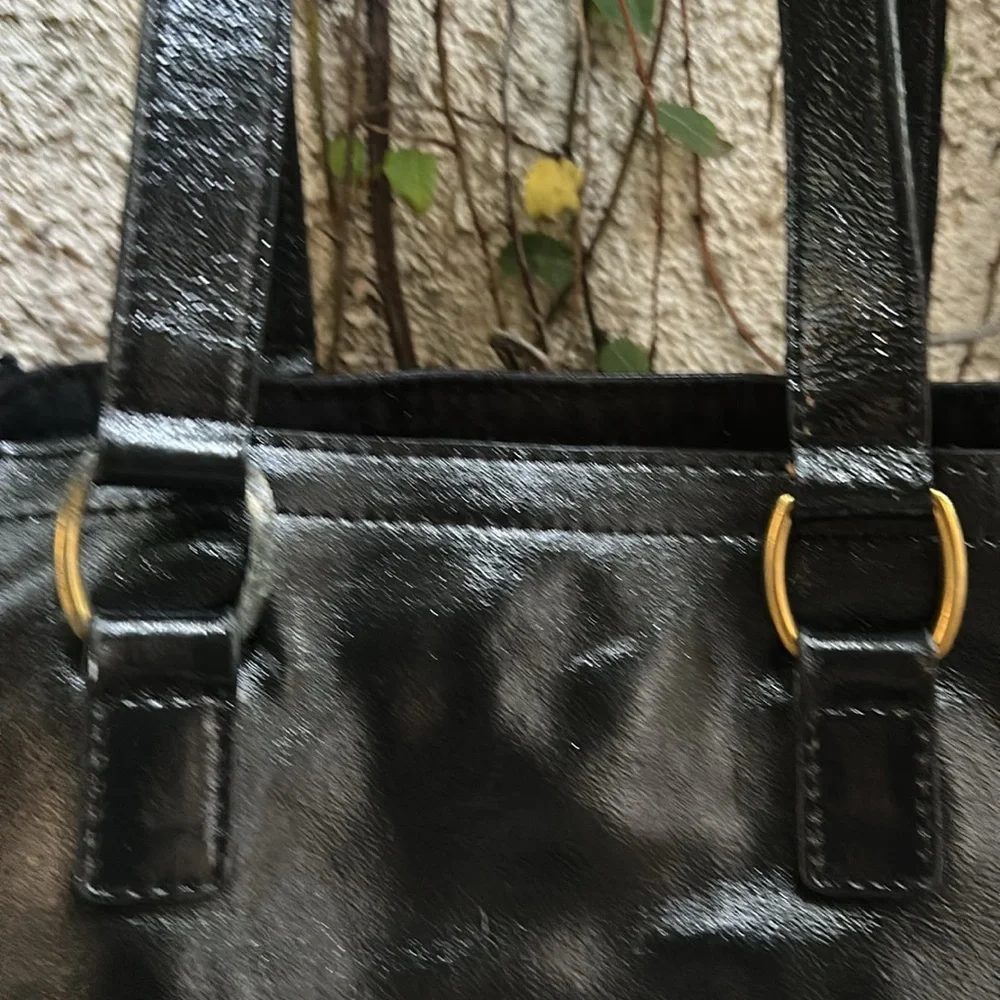 YveSaintLaurent Brown Pattern Leather Downtown Bag - Picture 12 of 14